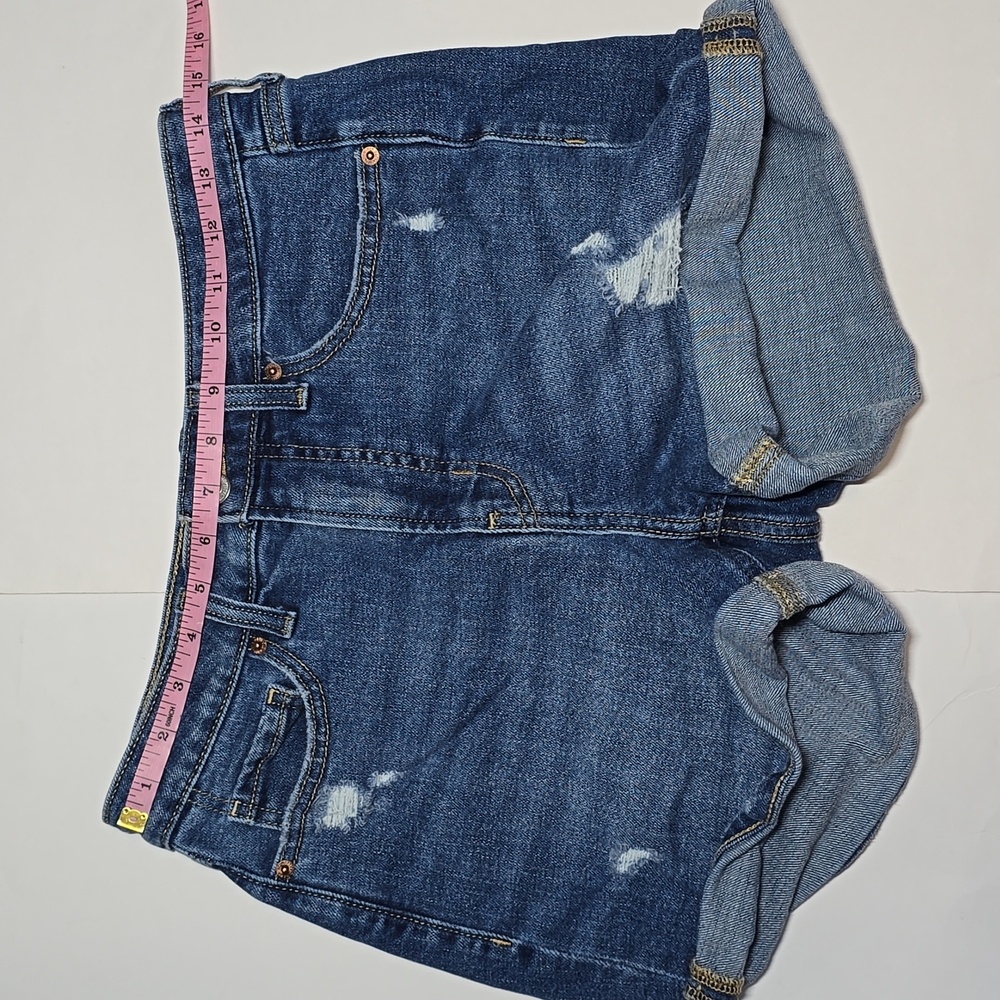 Old Navy High-Rise OG Straight Denim Blue Women's Shorts/ Size 6 - Picture 7 of 10